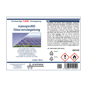 nanoprofi® Glasversiegelung 20 Liter