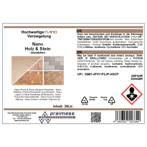 Nano Holz & Stein Abriebfest 30 Liter